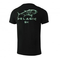Camiseta Pelagic UV Premium Gyotaku Negra