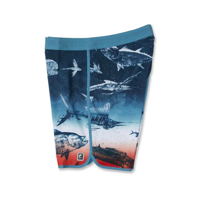 Bañador High Spot 18" Gyotaku Fade RWB Pelagic