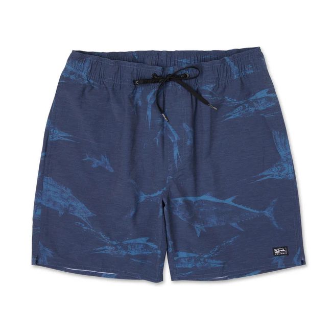 Pantalón Dockside Ewaist 18" Gyotaku Navy Pelagic