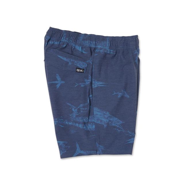 Pantalón Dockside Ewaist 18" Gyotaku Navy Pelagic