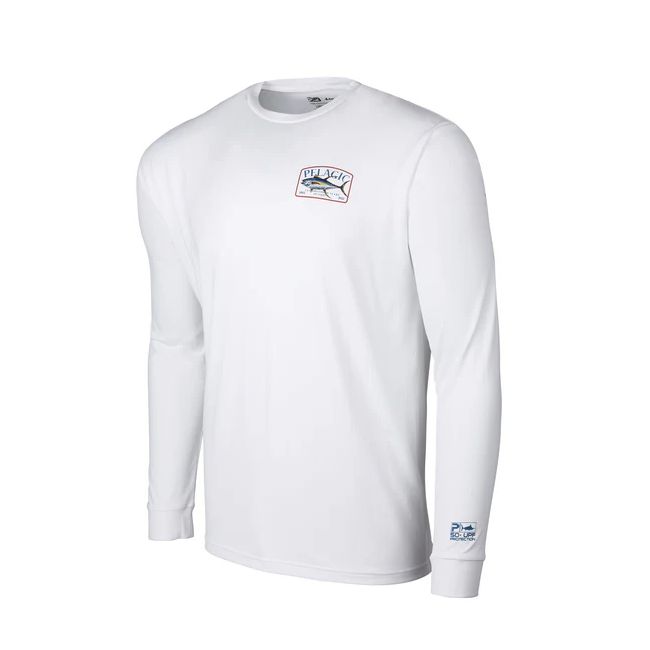 Camiseta Aquatek Game Fish Tuna Blanco Pelagic