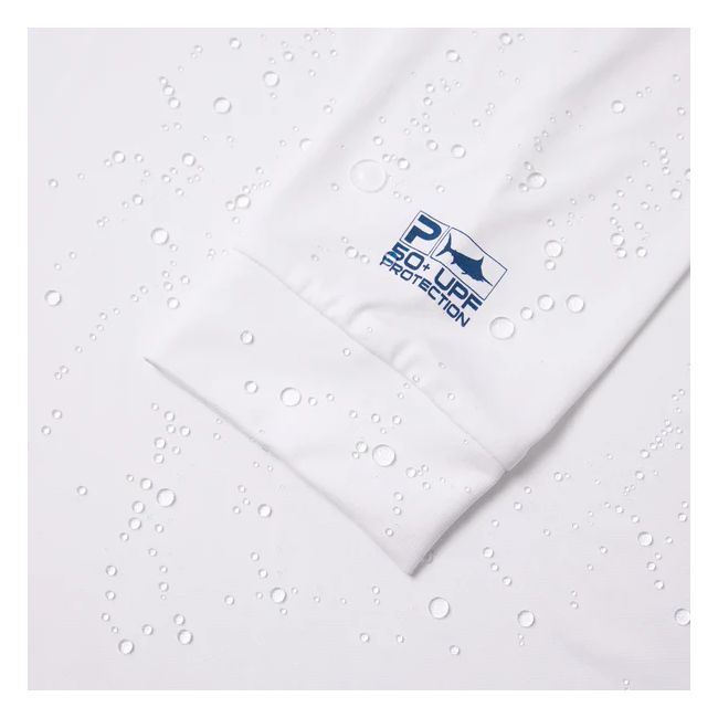 Camiseta Aquatek Game Fish Tuna Blanco Pelagic