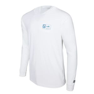 Camiseta Aquatek Hooded Goione Sailfish Blanco Pelagic
