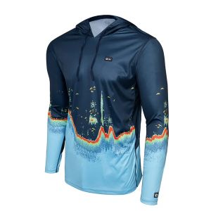Camiseta Vaportek Capucha Sonar Navy Pelagic