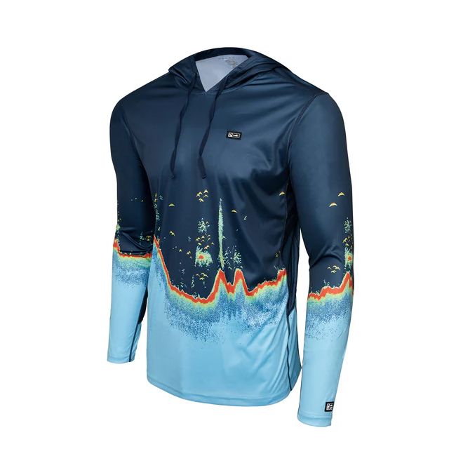 Camiseta Vaportek Capucha Sonar Navy Pelagic