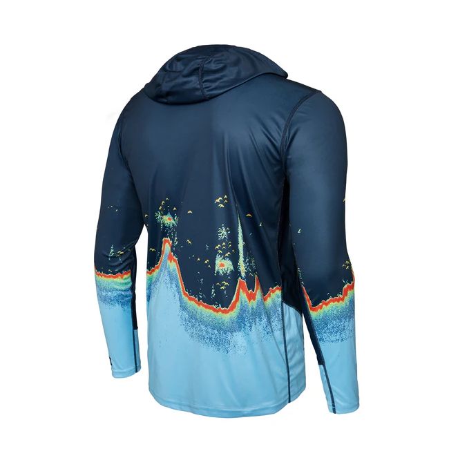 Camiseta Vaportek Capucha Sonar Navy Pelagic