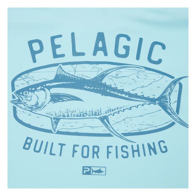 Camiseta Vaportek Hooded Map Fish Tahiti Pelagic