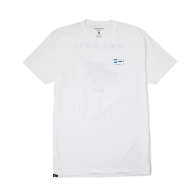 Camiseta Premium Goione Marlin Blanco Pelagic