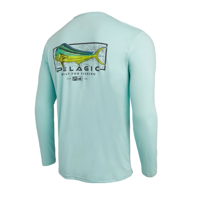 Camiseta Stratos LS Mahi Mind Turquesa Pelagic
