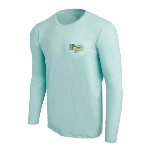 Camiseta Stratos LS Mahi Mind Turquesa Pelagic
