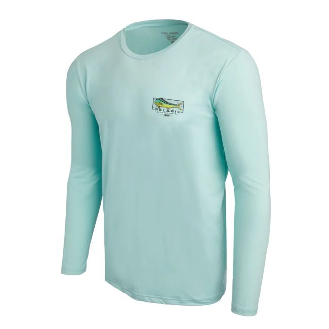 Camiseta Stratos LS Mahi Mind Turquesa Pelagic