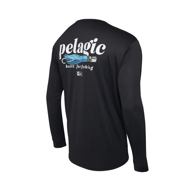 Camiseta Aquatek Built For Trollin Negro Pelagic