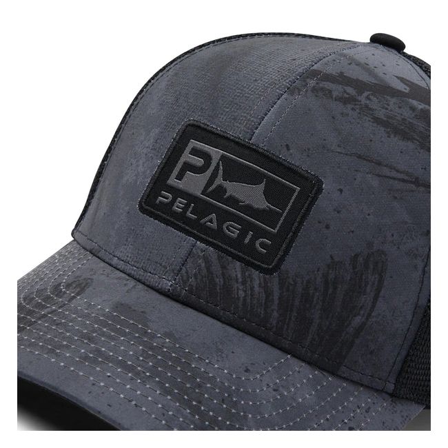 Gorra Open Seas Low Pro Trucker Carbon Pelagic