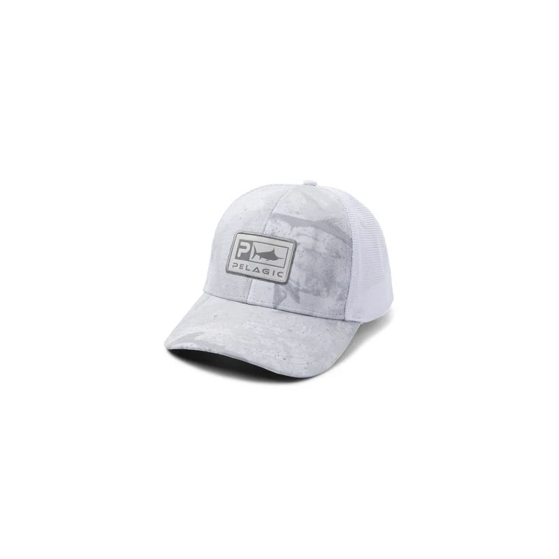 Gorra Open Seas Low Pro Trucker Light Grey Pelagic