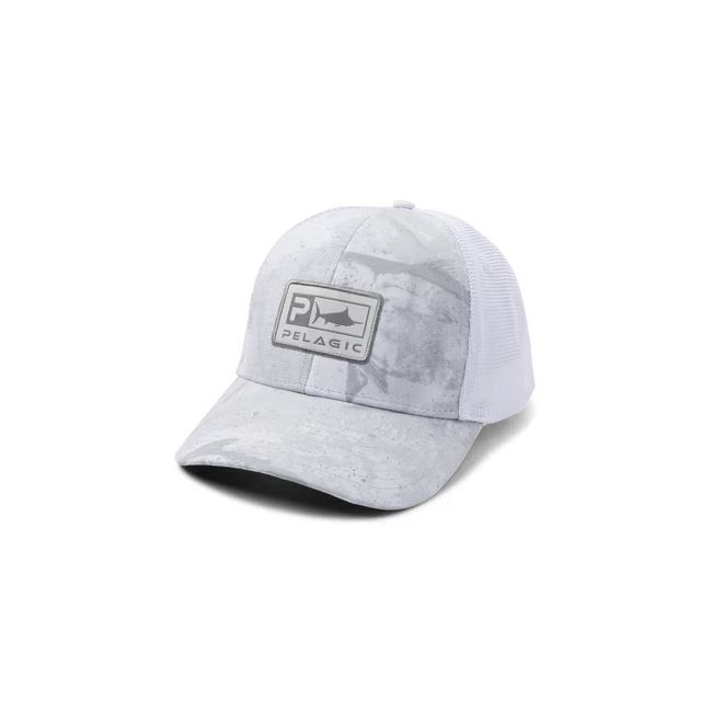 Gorra Open Seas Low Pro Trucker Light Grey Pelagic
