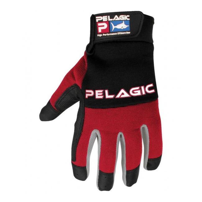 Guantes End Game Largos T/M-L Rojo Pelagic