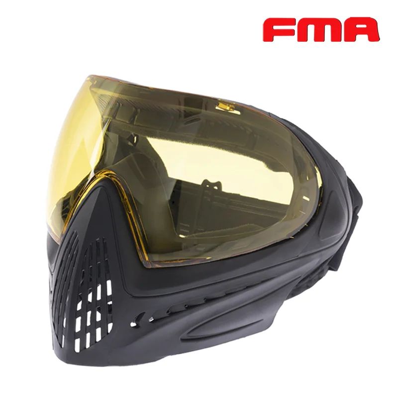 Máscara F1 Completa Lente Amarilla FMA