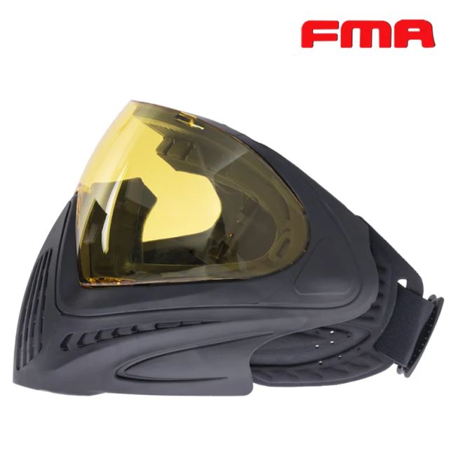 Máscara F1 Completa Lente Amarilla FMA