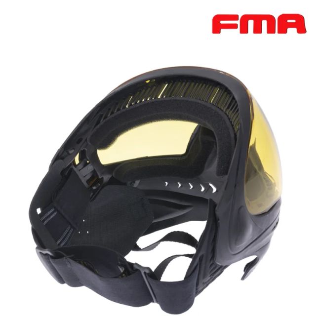 Máscara F1 Completa Lente Amarilla FMA