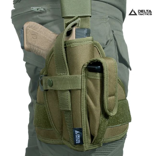 Pistolera Pernera Universal Compact OD DELTA TACTICS