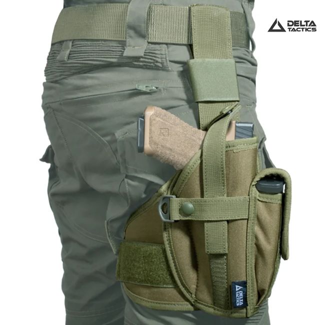 Pistolera Pernera Universal Compact OD DELTA TACTICS