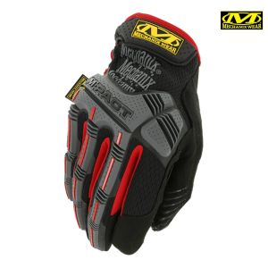 Guantes M-PACT Negro-Rojo MECHANIX
