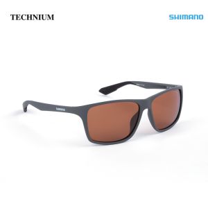 Gafas Shimano Technium gris oscuro mate y cobre
