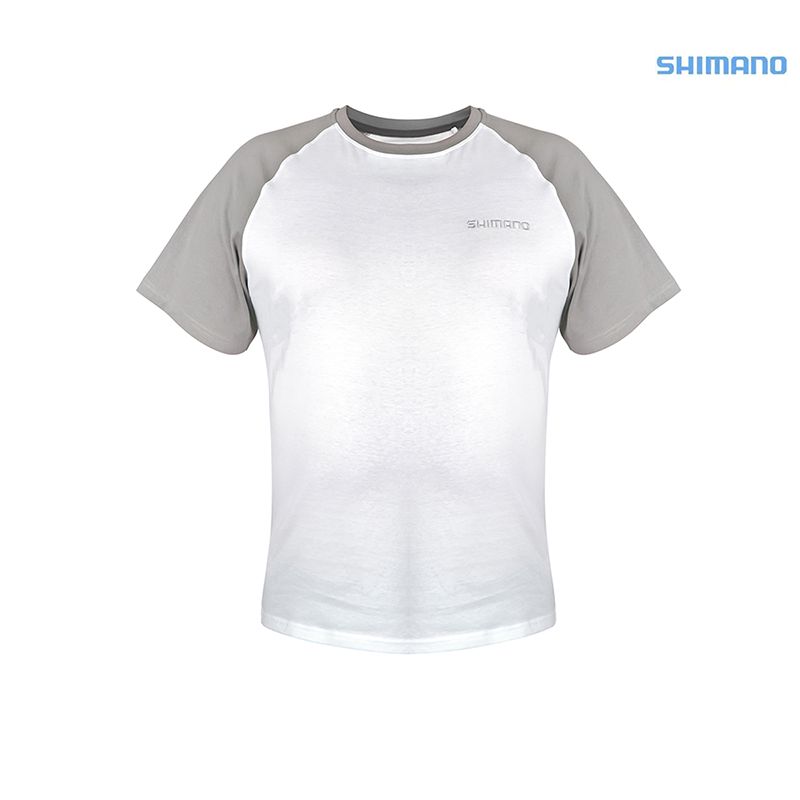 Camiseta blanca manga corta SHIMANO