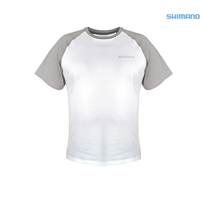 Camiseta blanca manga corta SHIMANO