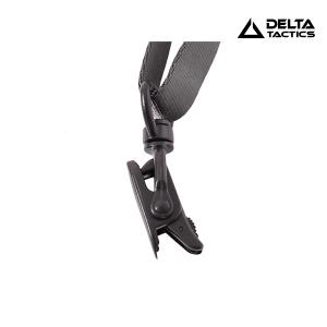 Correa Táctica Ajustable 2 Puntos Negra DELTA TACTICS