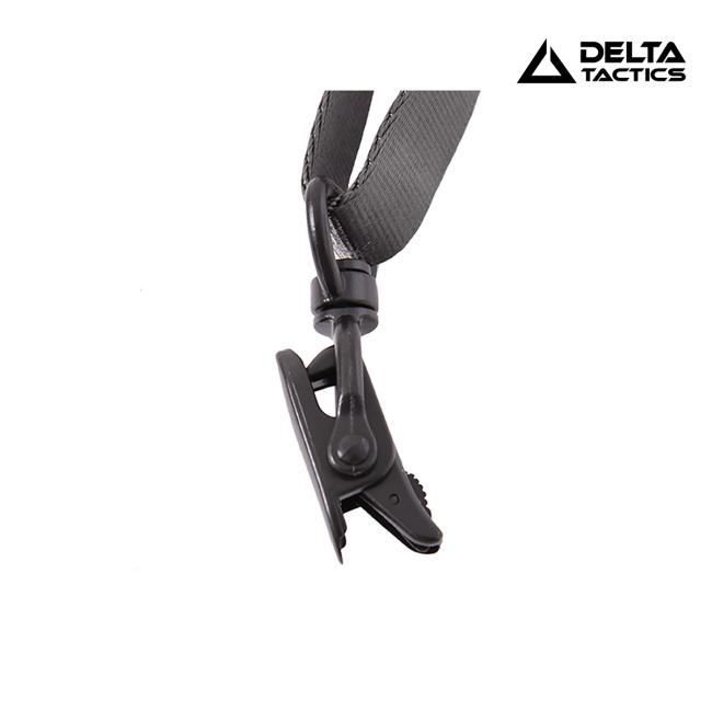 Correa Táctica Ajustable 2 Puntos Negra DELTA TACTICS