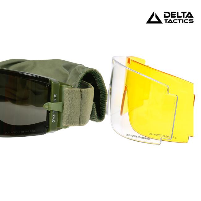 Gafas Pantalla OD 3 Lentes 800 DELTA TACTICS