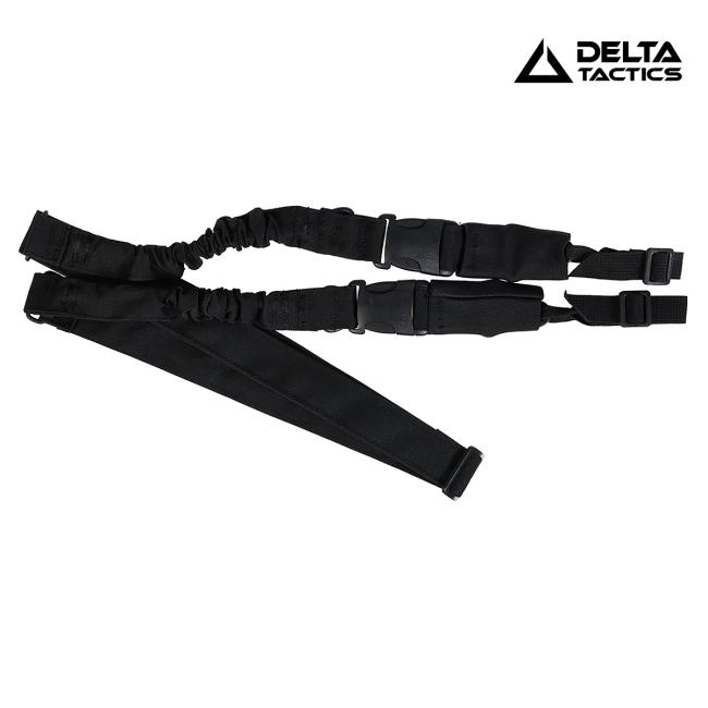 Correa Táctica Extracción Rápida 2 Puntos Negra DELTA TACTICS