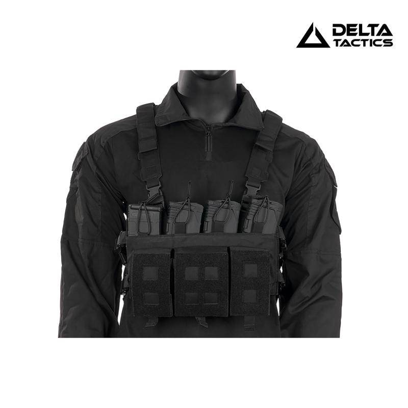 Chaleco Táctico FORCE MK2 Negro DELTA TACTICS