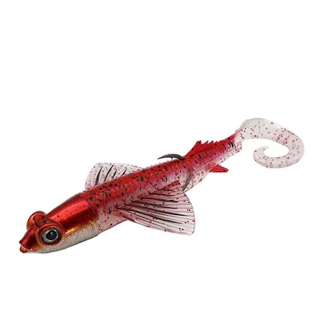 Vinilo Fly 170mm 150g montado JLC - Color: Rojo - Peso: 150gr - Longitud: 170mm