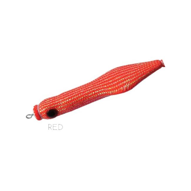 Jibionera Plomada LIGNJIC SOFT FLASH 100g - 2H DTD - Color: Rojo - Peso: 100gr - Longitud: 100mm