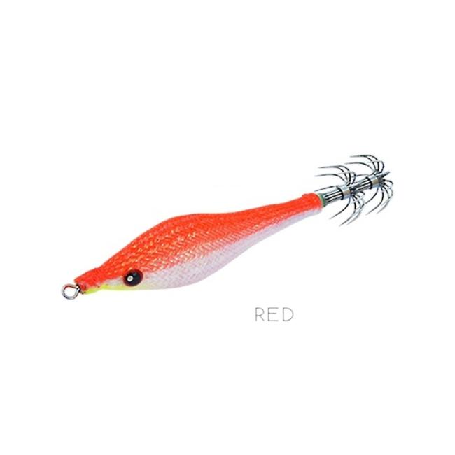 Jibionera Blanda DIAMOND 2.5 DTD - Color: Rojo - Peso: 7.4gr - Longitud: 70mm