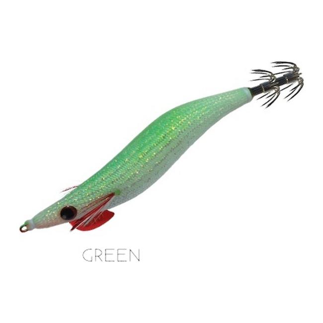 Jibionera Egi FLASH COLOR OITA 3.0 DTD - Color: Verde - Peso: 14004gr - Longitud: 96mm