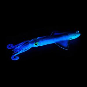 Vinilo Xipi EVO 25g 100 mm montado JLC - Color: Blanco Glow - Peso: 25gr - Longitud: 100mm