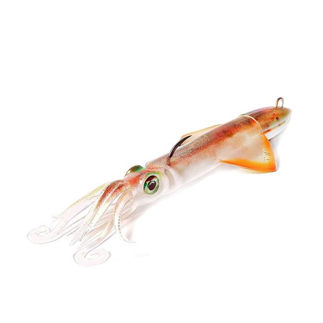 Vinilo Xipi EVO 40g 100mm montado JLC - Color: Marrón Glow - Peso: 40gr - Longitud: 100mm